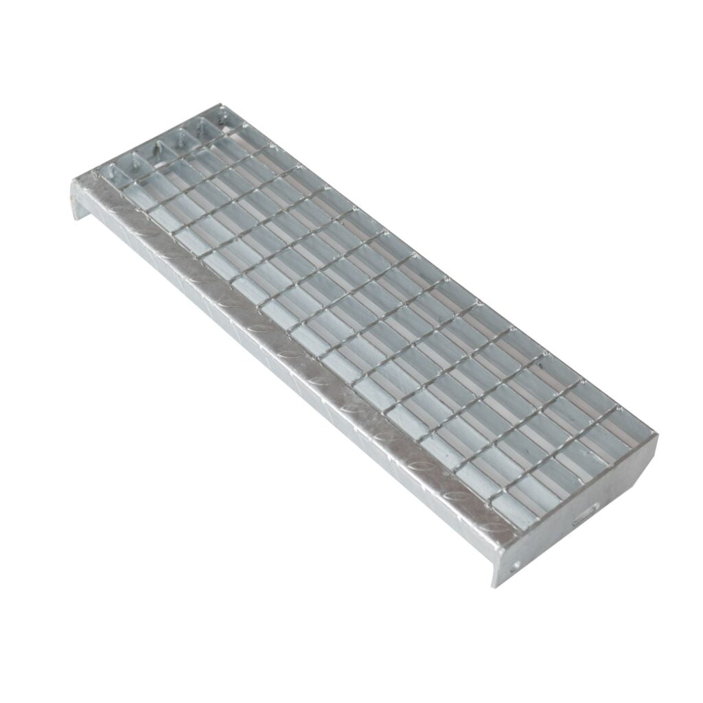 The Swage Locked Metal Grating Stair Treads