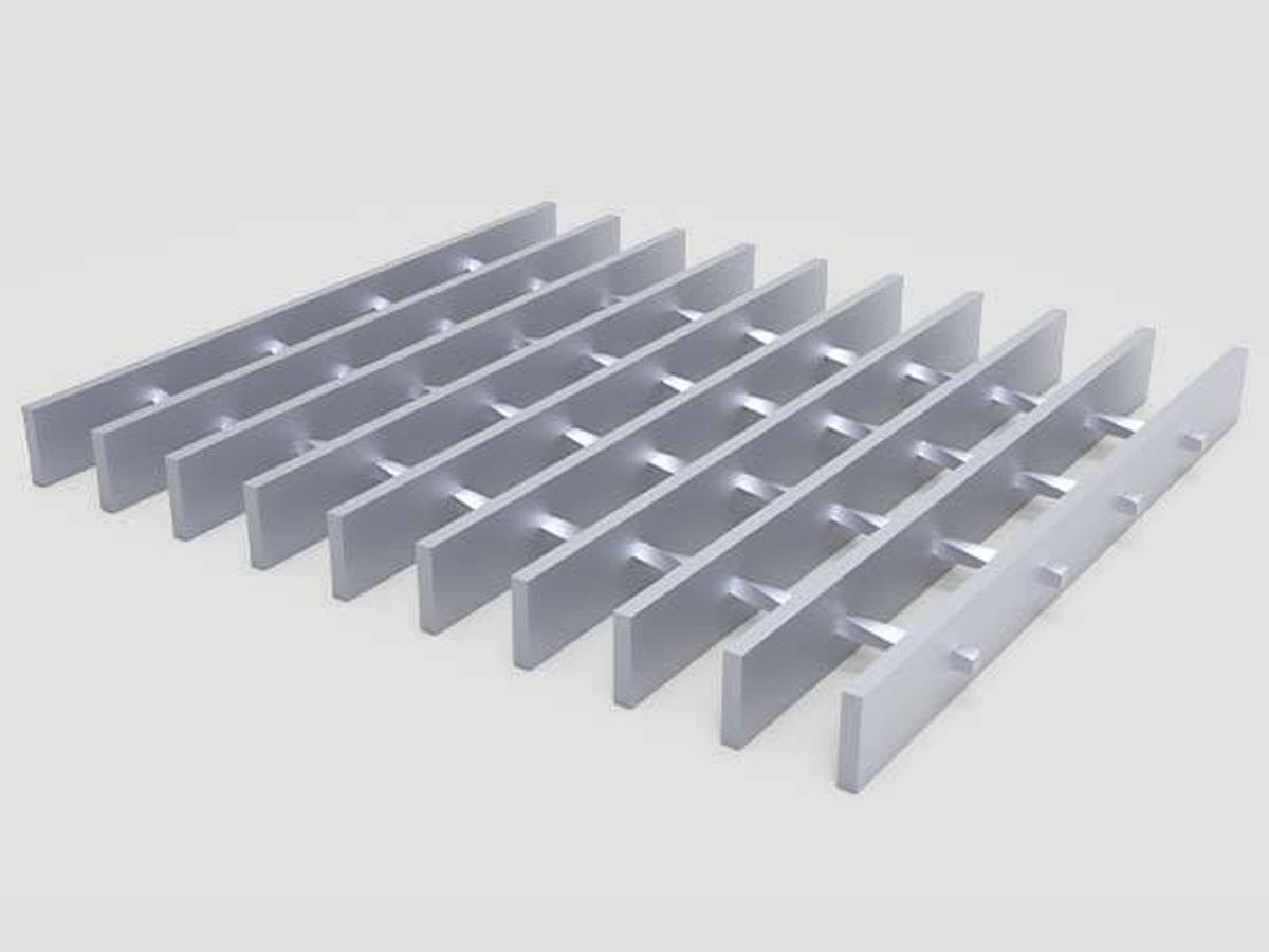 SG Series Aluminum Pressure Locked Grating With Smooth Surface