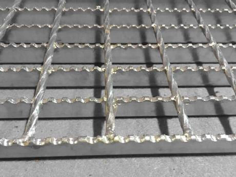 The Serrated Galvanized Metal Grating