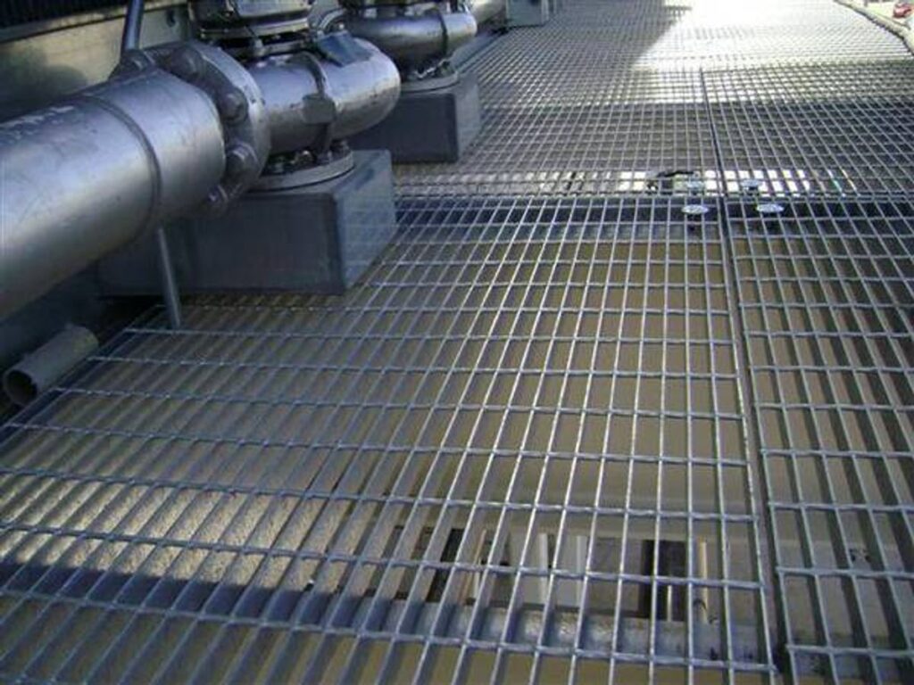 Platform Grating of Smooth Surface