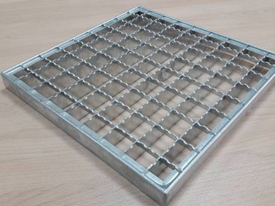 serrated press-locked steel grating
