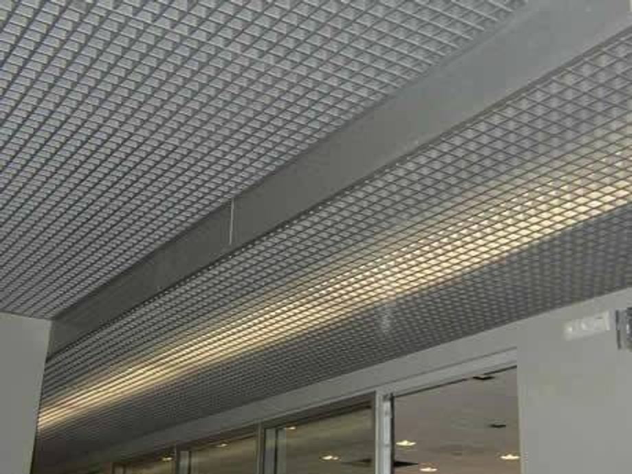 The Office With Metal Grating Ceiling