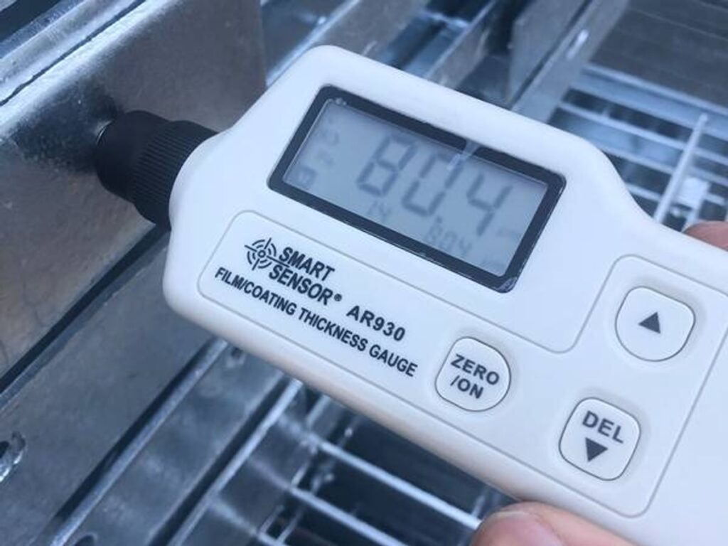 quality control of Metal Grating ' Zinc Coating