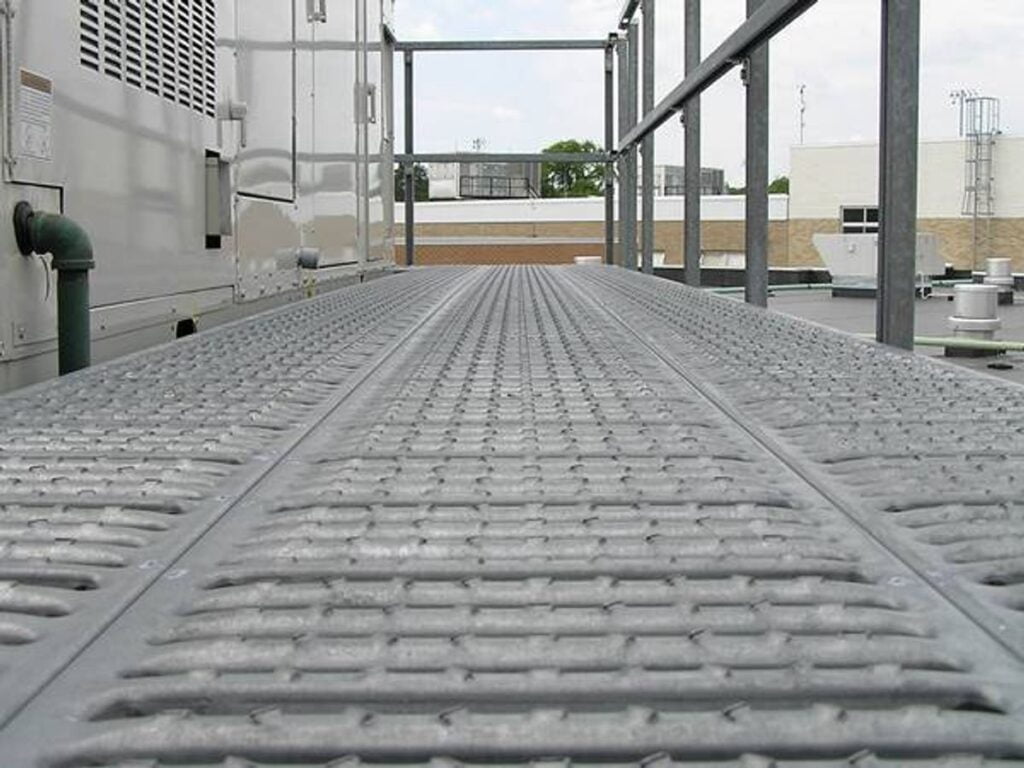 The Swage Locked Metal Grating Walkway