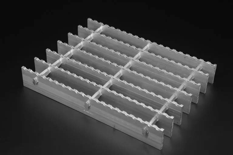 aluminum bar grating of Serrated surface 19SG4
