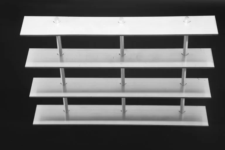 aluminum rectangular bar grating of Smooth surface 19SG4